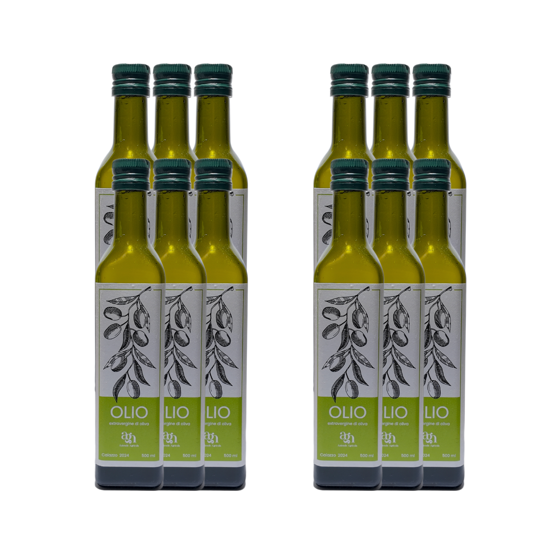 12 bottiglie Olio extravergine di oliva