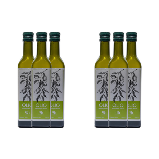 6 bottiglie Olio extravergine di oliva